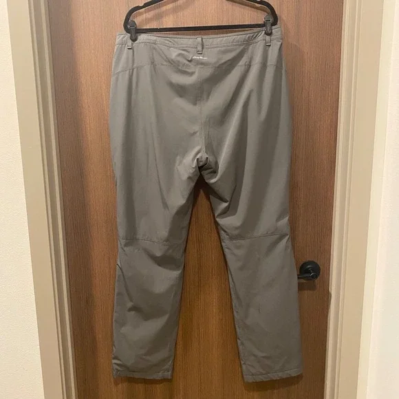 EDDIE BAUER Women Polar Fleece-Lined Straight Leg Pants Size 16 Gray Gorpcore - Picture 7 of 12